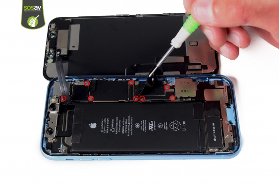 Guide photos remplacement batterie iPhone XR (Etape 8 - image 1)