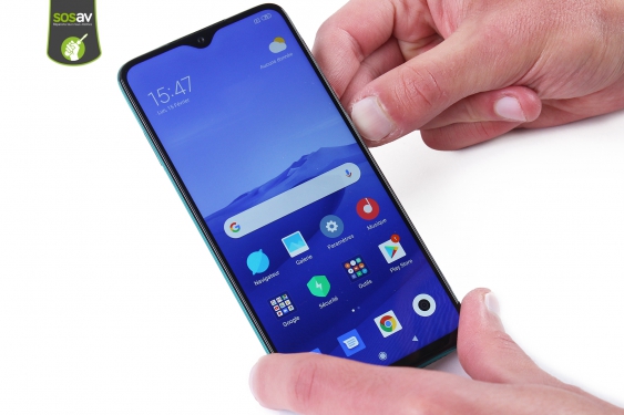 Guide photos remplacement capteur d'empreinte Redmi Note 8 Pro (Etape 1 - image 1)