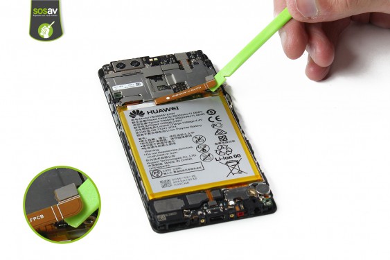 Guide photos remplacement batterie Huawei P9 (Etape 13 - image 2)
