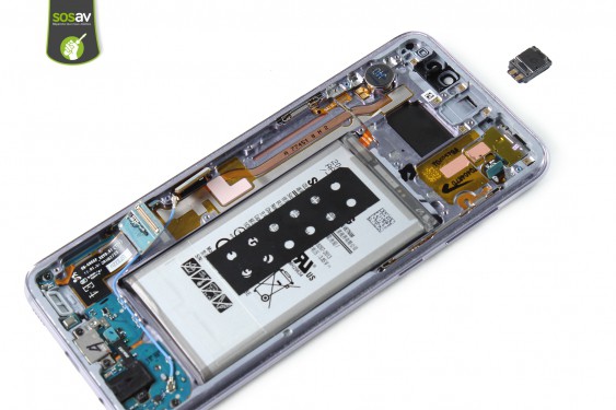 Guide photos remplacement haut-parleur interne Samsung Galaxy S8+ (Etape 28 - image 1)