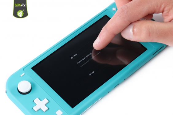 Guide photos remplacement lecteur de jeux et prise jack Nintendo Switch Lite (Etape 1 - image 3)