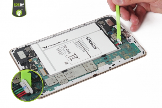 Guide photos remplacement connecteur de charge Galaxy Tab S 8.4 (Etape 10 - image 2)