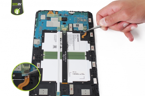 Guide photos remplacement batterie Galaxy Tab A 10.1" (2016) (Etape 10 - image 1)
