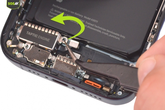 Guide photos remplacement batterie iPhone 15 Pro (Etape 8 - image 3)