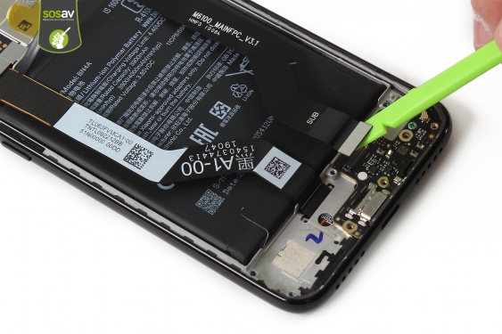 Guide photos remplacement connecteur de charge Redmi Note 7 (Etape 16 - image 2)