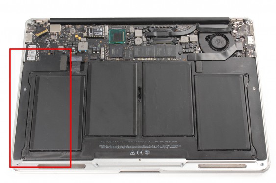 Guide photos remplacement haut-parleur droit Macbook Air 13" mi-2011 EMC2469 (A1369) (Etape 7 - image 1)