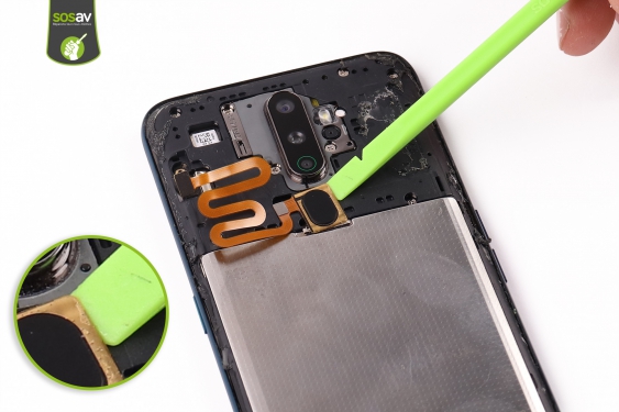 Guide photos remplacement haut-parleur interne Oppo A9 (2020) (Etape 12 - image 1)