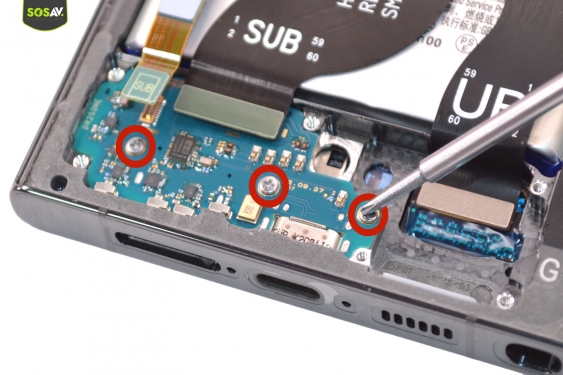 Guide photos remplacement connecteur de charge Galaxy S23 Ultra (Etape 10 - image 3)