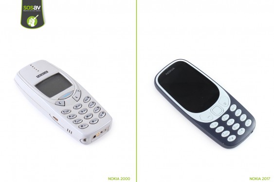 Guide photos remplacement démontage complet Nokia 3310 (2017) (Etape 1 - image 1)