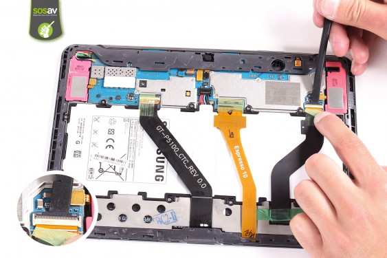 Guide photos remplacement nappe de liaison de l'écran lcd  (Etape 5 - image 1)