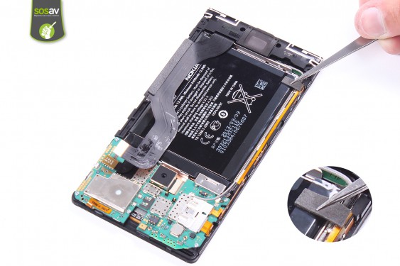 Guide photos remplacement haut-parleur interne Lumia 1520 (Etape 13 - image 1)