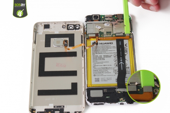 Guide photos remplacement vibreur Huawei P Smart (Etape 10 - image 1)