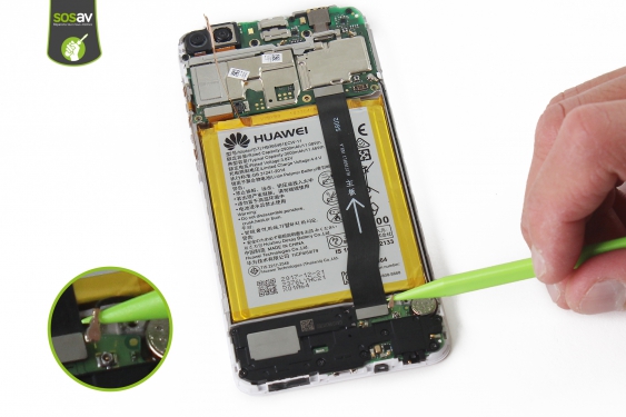 Guide photos remplacement cable d'interconnexion Huawei P Smart (Etape 13 - image 2)