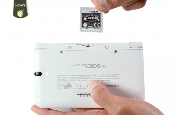 Guide photos remplacement cartouche de jeu Nintendo 3DS XL (Etape 2 - image 3)