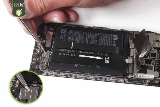 Guide photos remplacement connecteur de charge Huawei Mate 9 (Etape 13 - image 1)