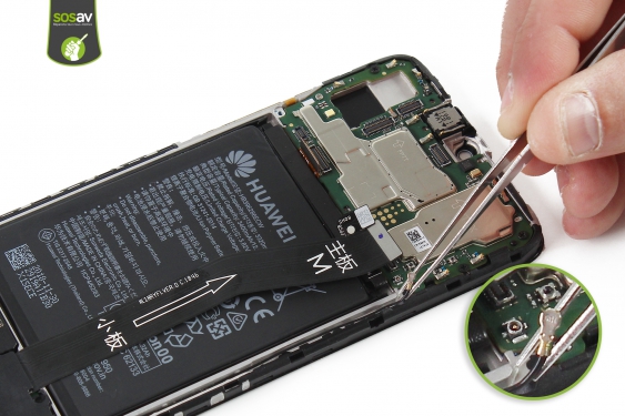 Guide photos remplacement carte mère Huawei P Smart 2019 (Etape 21 - image 2)