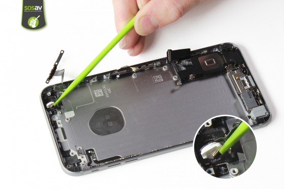 Guide photos remplacement nappe power / flash / micro externe iPhone 6S Plus (Etape 43 - image 4)