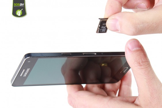 Guide photos remplacement carte microsd Samsung Galaxy A5 (Etape 3 - image 3)