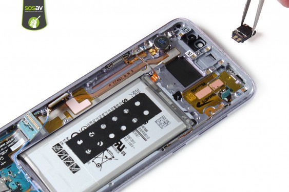 Guide photos remplacement haut-parleur interne Samsung Galaxy S8+ (Etape 25 - image 3)