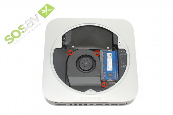 Guide photos remplacement element de cale du ventilateur Mac Mini Late 2012 (Etape 8 - image 1)