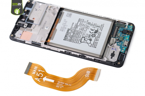 Guide photos remplacement écran complet Galaxy A51 (Etape 15 - image 3)