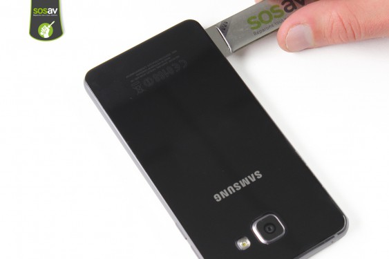 Guide photos remplacement façade arrière Samsung Galaxy A5 2016 (Etape 5 - image 2)