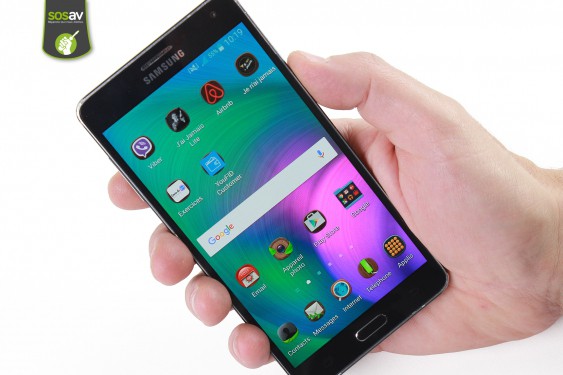 Guide photos remplacement bouton volume Samsung Galaxy A7 (Etape 1 - image 1)