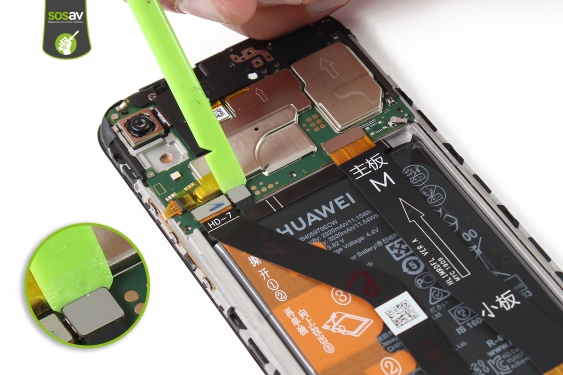 Guide photos remplacement batterie Huawei Y6 2019 (Etape 10 - image 1)
