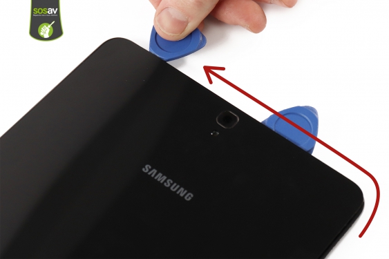 Guide photos remplacement haut-parleur haut droit Galaxy Tab S3 9.7 (Etape 5 - image 3)