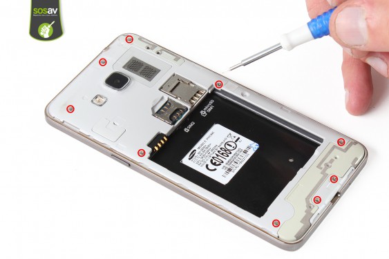 Guide photos remplacement châssis interne Samsung Galaxy Grand Prime (Etape 6 - image 1)