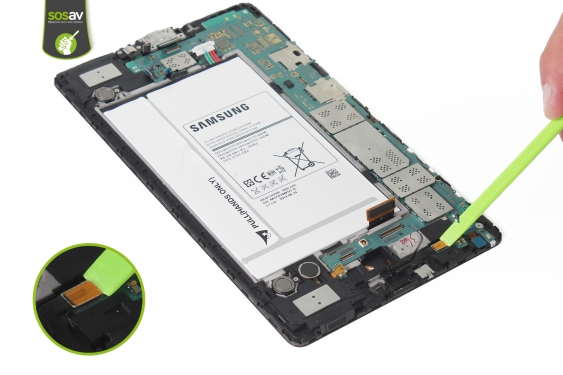Guide photos remplacement prise jack et haut-parleur externe Galaxy Tab S 8.4 (Etape 22 - image 3)