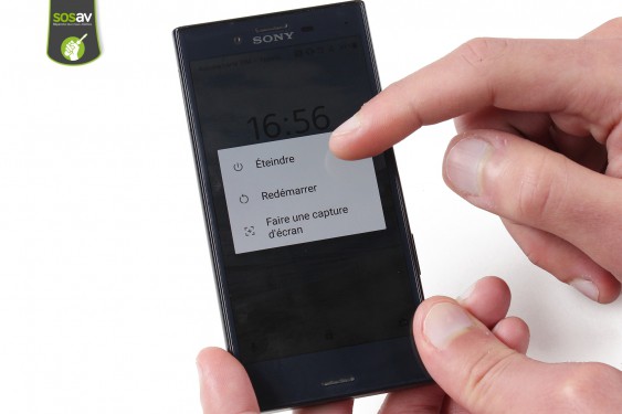 Guide photos remplacement nappe boutons volume, power & apn Xperia X Compact (Etape 1 - image 2)