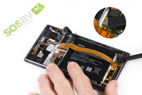 Guide photos remplacement câble interconnexion Lumia 925 (Etape 24 - image 1)