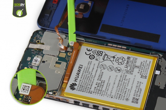 Guide photos remplacement vibreur Huawei Y7 2018 (Etape 8 - image 2)