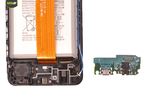 Guide photos remplacement connecteur de charge Galaxy M12 (Etape 7 - image 5)