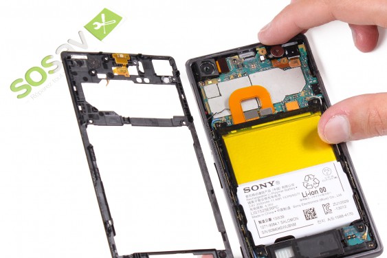 Guide photos remplacement batterie Xperia Z1 (Etape 6 - image 4)