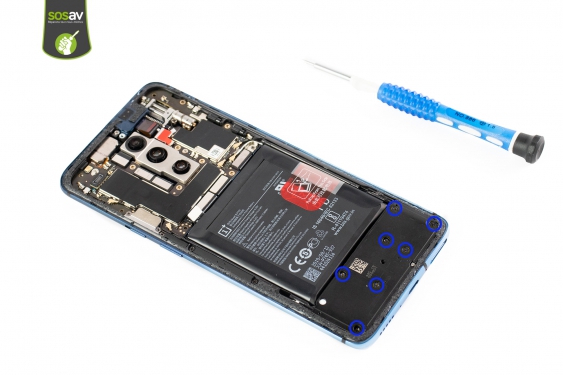 Guide photos remplacement haut-parleur externe OnePlus 7T Pro (Etape 13 - image 1)