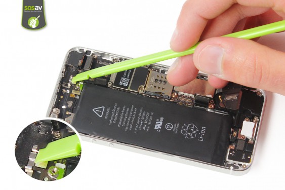 Guide photos remplacement nappe power, vibreur & volume iPhone 5S (Etape 15 - image 1)