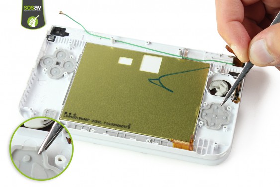 Guide photos remplacement boutons d'action/d'allumage/power/centraux Nintendo 3DS XL (Etape 34 - image 1)