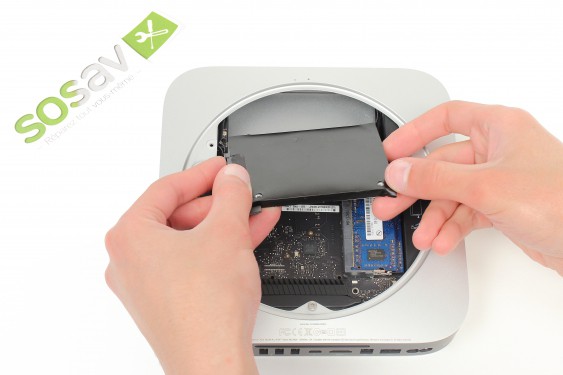 Guide photos remplacement connecteur de donnees et alimentation du disque dur Mac Mini Late 2012 (Etape 15 - image 2)