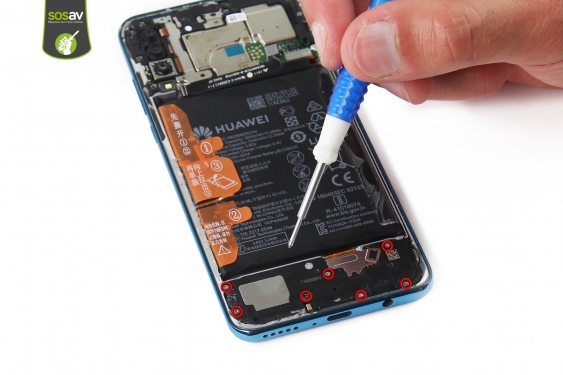 Guide photos remplacement connecteur de charge Huawei P30 Lite (Etape 12 - image 1)