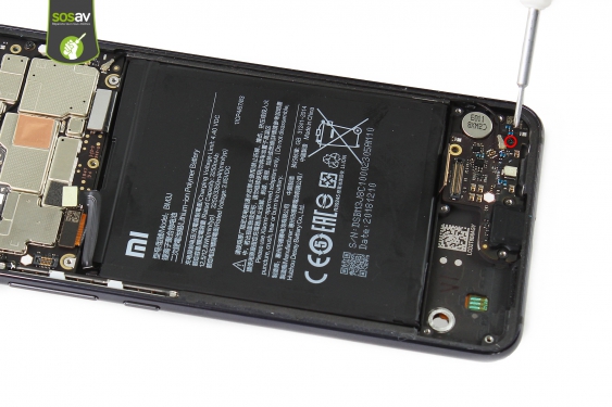 Guide photos remplacement vibreur Xiaomi Mi 8 Lite (Etape 15 - image 1)