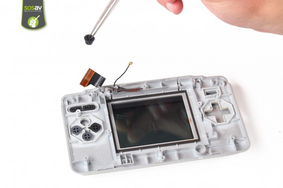 Guide photos remplacement nappe de liaison de la partie supérieure Nintendo DS (Etape 18 - image 2)