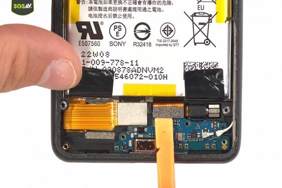 Guide photos remplacement connecteur de charge Xperia 10 III (Etape 7 - image 3)