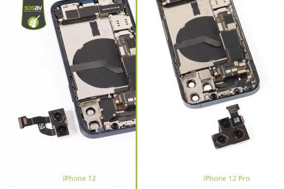 Guide photos remplacement démontage complet iPhone 12 Pro (Etape 9 - image 2)