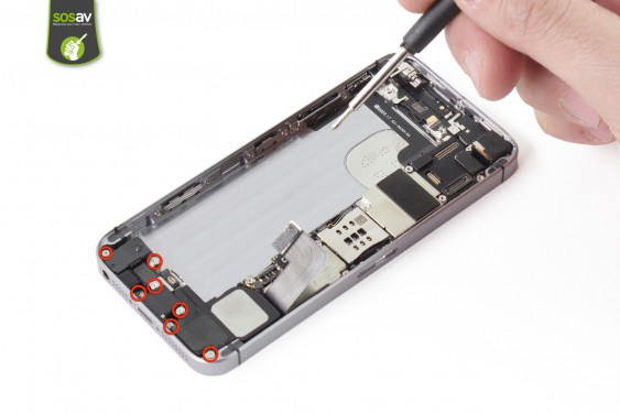 Guide photos remplacement connecteur de charge - prise jack iPhone SE (Etape 18 - image 1)