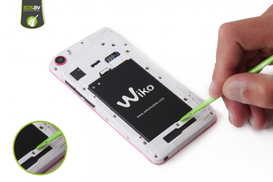 Guide photos remplacement vitre tactile Wiko Jerry (Etape 4 - image 1)