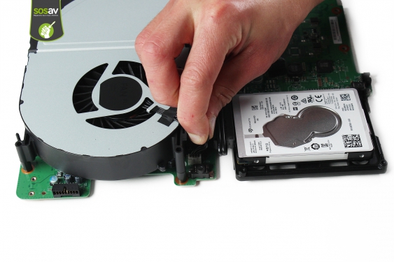 Guide photos remplacement câbles alimentation et données du lecteur optique Xbox One X (Etape 25 - image 1)