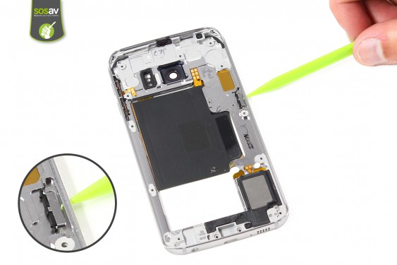 Guide photos remplacement bouton power Samsung Galaxy S6 Edge (Etape 8 - image 2)