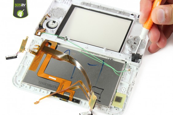 Guide photos remplacement nappe haut-parleur Nintendo 3DS XL (Etape 49 - image 2)